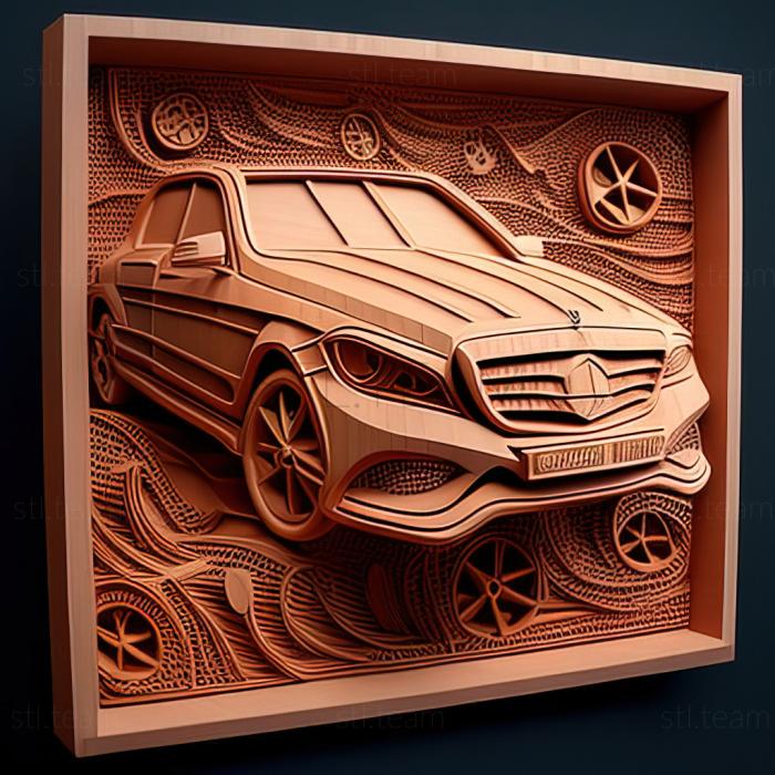 3D model Mercedes Benz C218 (STL)
